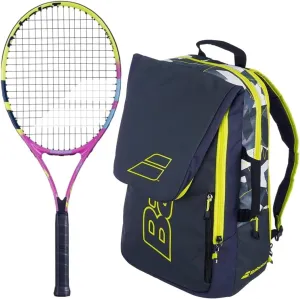 Babolat Nadal Jr Tennis Racquet (Rafa 2nd Gen) Bundled with a Backpack (Optional Tennis Balls & Grips)