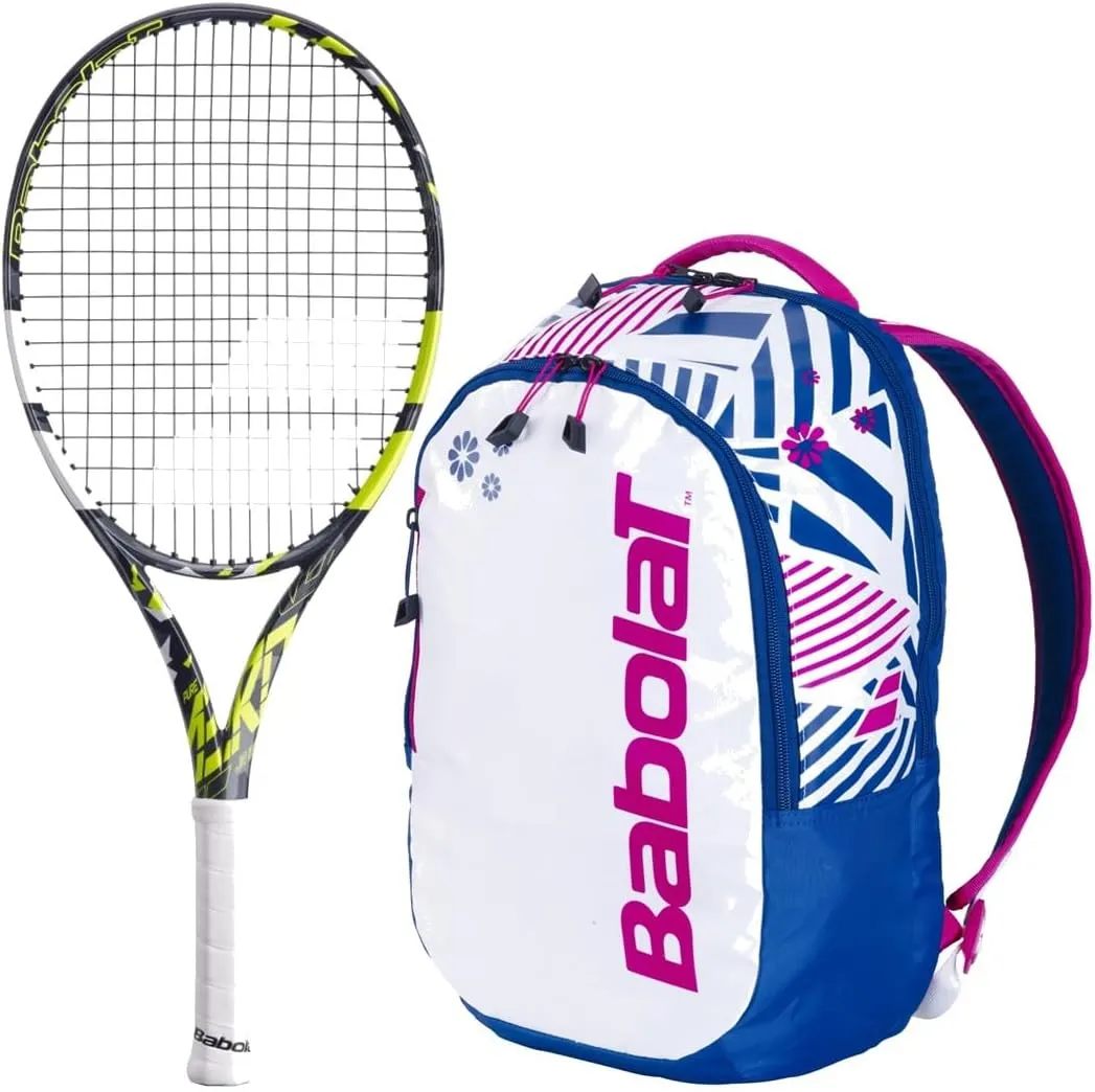 Babolat Pure Aero Jr Tennis Racquet Bundled w a Tennis Backpack