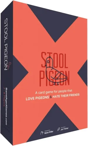 Barrel Aged Games: Stool Pigeon | Quick Tactical Pigeon Mafia Card Game You Will Play for Hours! Easy to Teach, Fun for All, Ages 8 , 2-6 Players