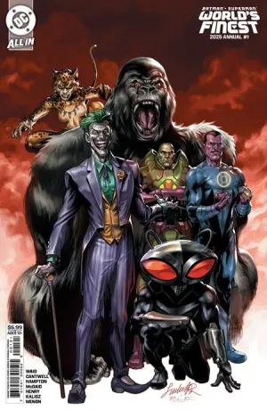 BATMAN SUPERMAN WORLDS FINEST 2025 ANNUAL #1 (ONE SHOT) CVR C SALVADOR LARROCA CARD STOCK VAR (WE ARE YESTERDAY) (4/30/2025)