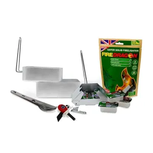 BCB Outdoor Cooking Set hiking mess tins cutlery set can opener fire striker