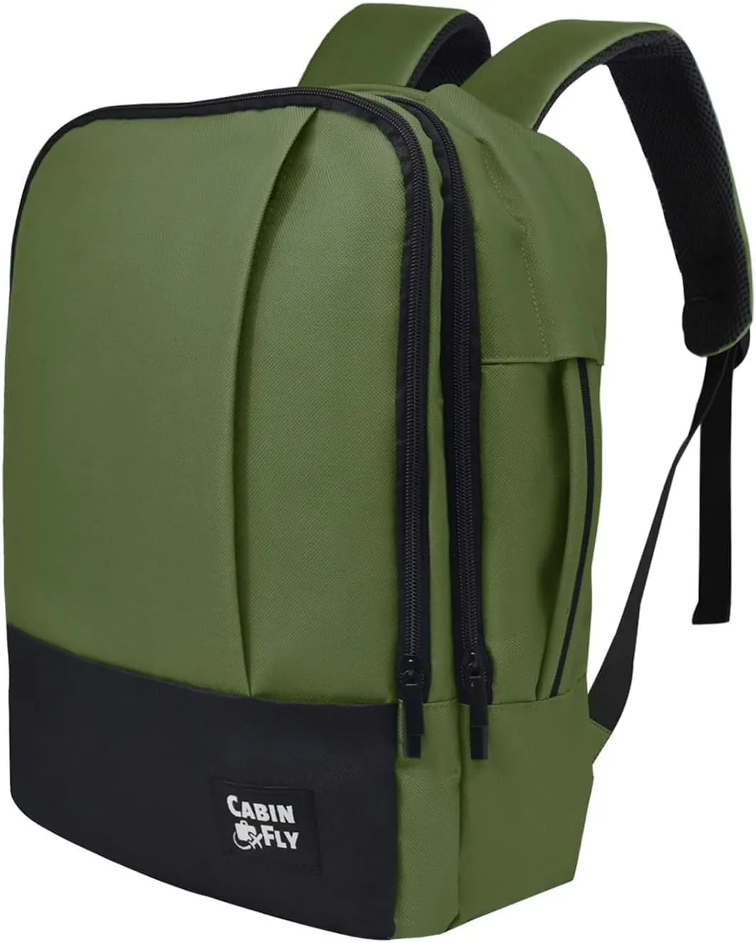 Bellanca Air Canada And WestJet Personal Item Size Backpack Under Seat Carry-on Flair Airlines Bag Hand Luggage British Airways KLM (Khaki, 40x30x15cm)