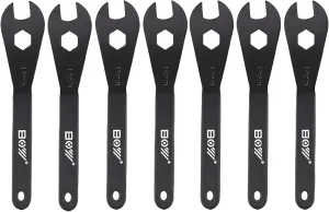 Bike Cone Wrench Set Tool, Bicycle Wheel Hub Axle Nut Installer Remover Cycling Wrench (Wrench13-14-15-16-17-18-19mm)
