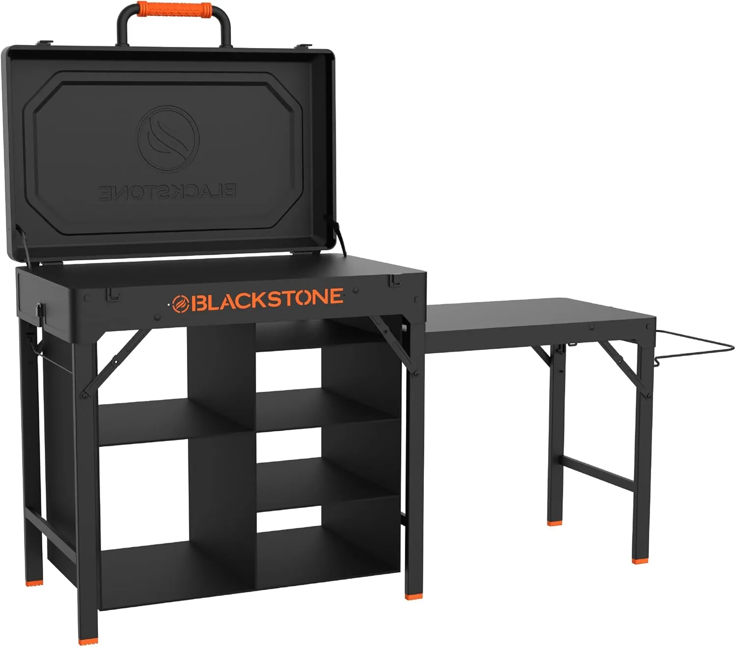 Blackstone 2237 On-The-Go Prep Table with Collapsible Carry Case Design, Powder Coated Steel, Black