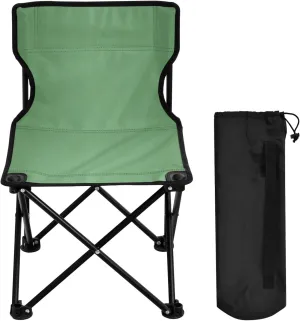 Boccsty Gradient Sage Green Camping Chair Beach Chairs Collapsible Chair Lawn Chairs Outdoor Chair for Camping Picnic Sports BBQ