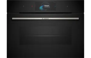 Bosch Series 8 CSG7584B1 Compact Steam Oven - Black