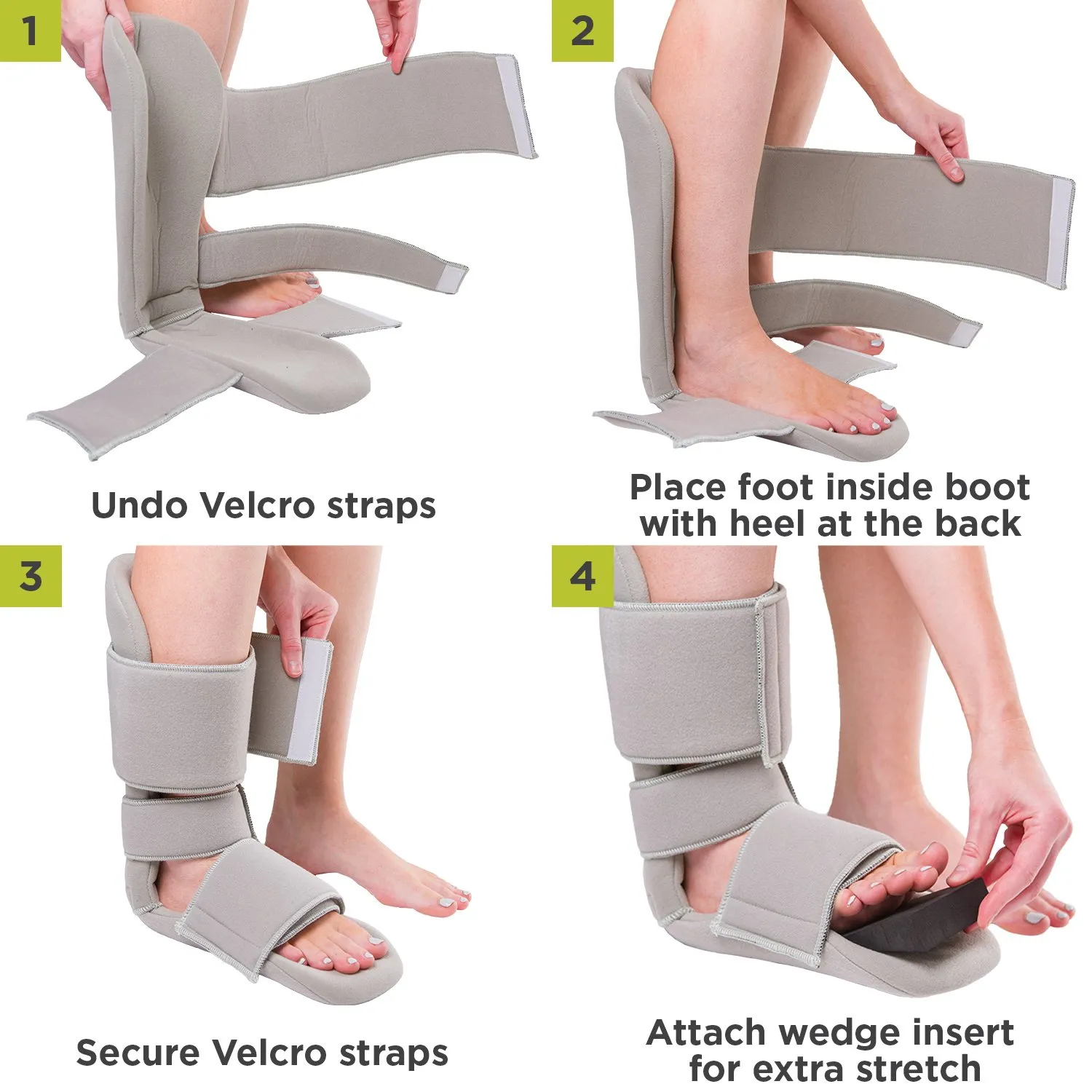 BraceAbility Padded 90 Degree Plantar Fasciitis Boot | Soft Night Splint to Stabilize Foot and Ankle, Stretches Plantar Fascia Ligament and Supports Achilles Tendon (Small)