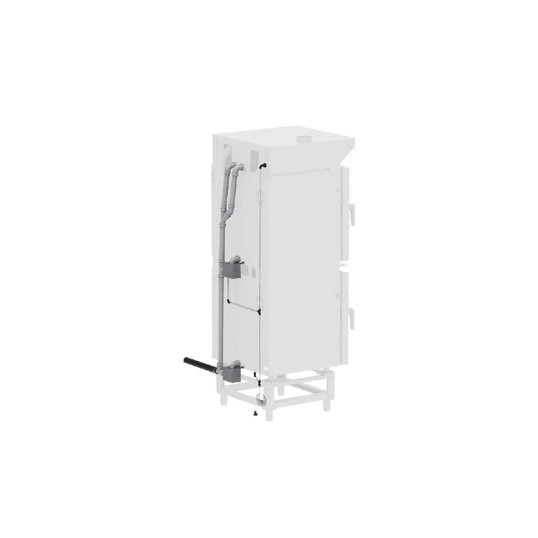 Buffalo Smart Touchscreen Compact Combi Oven  6 x GN 1/1 with Installation Kit