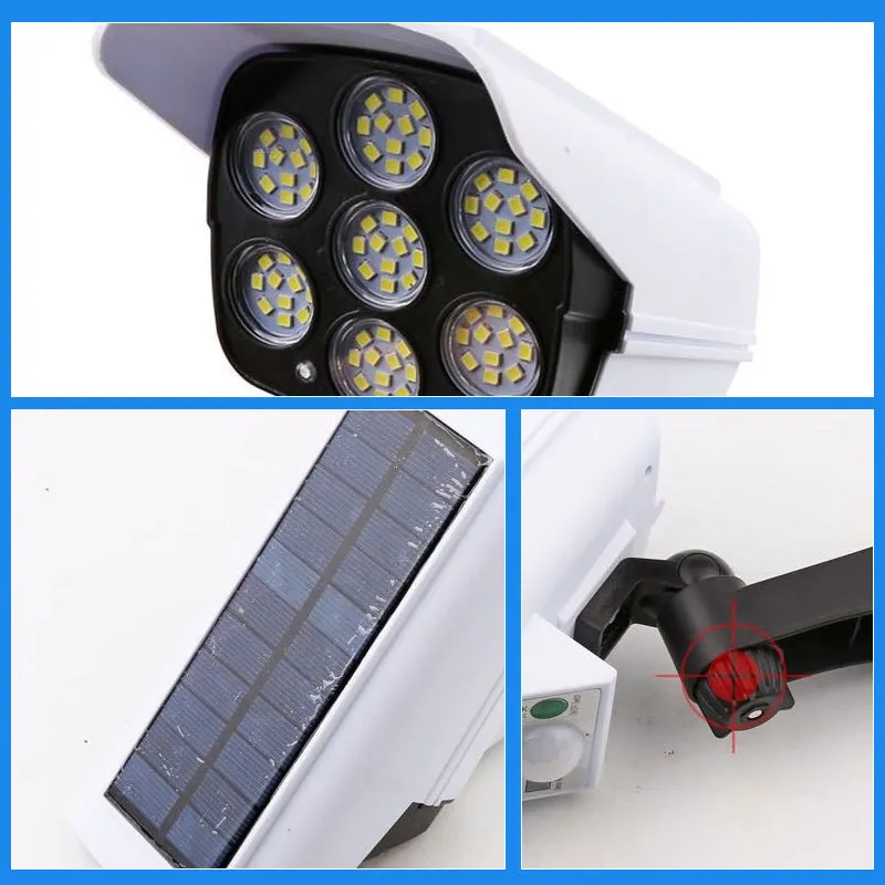 Camera-like Motion Detector Solar Light