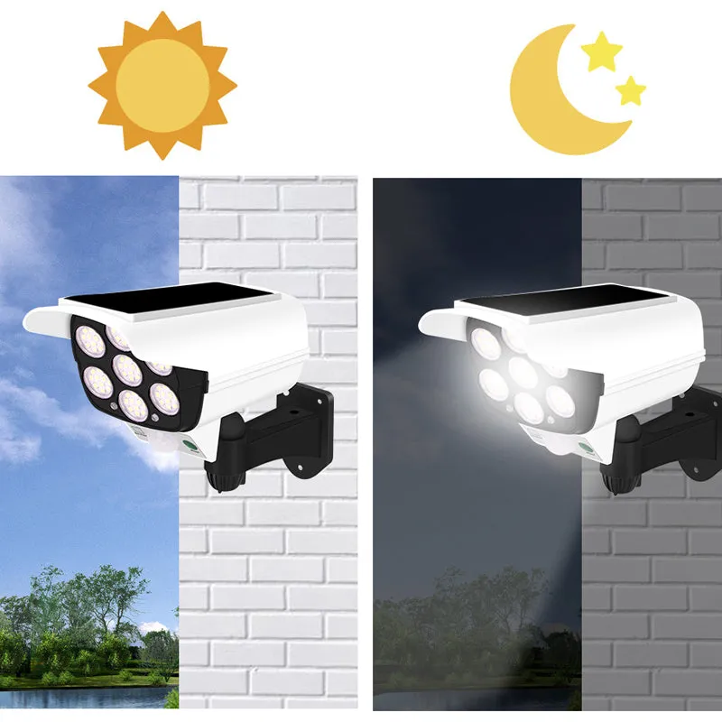 Camera-like Motion Detector Solar Light