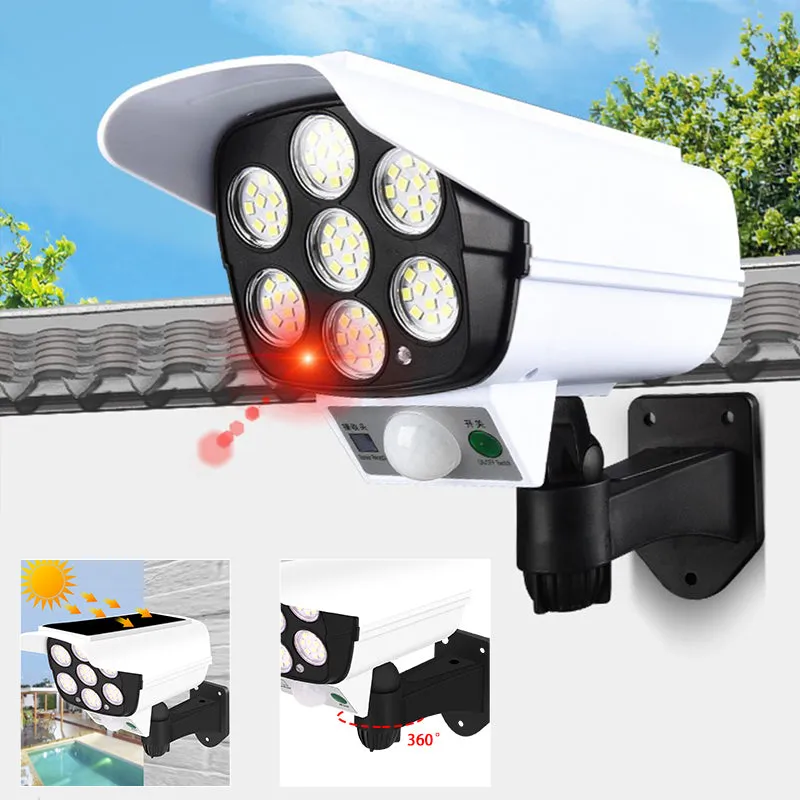 Camera-like Motion Detector Solar Light