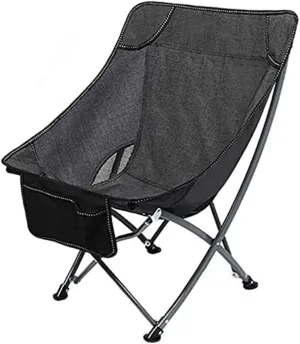 Camp Chair Lounger Camping Stools High Back Chair Portable Fishing Chairs with Storage Backpack,Camping Folding Chair/Blue-A