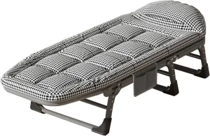 Camping Cots, Portable Camping Cots for Adults, Folding Camping Cot, Outdoor and Indoor 330Lbs Max Load Lounge Chair, for Hiking, Backpack Travel, 195x63cm