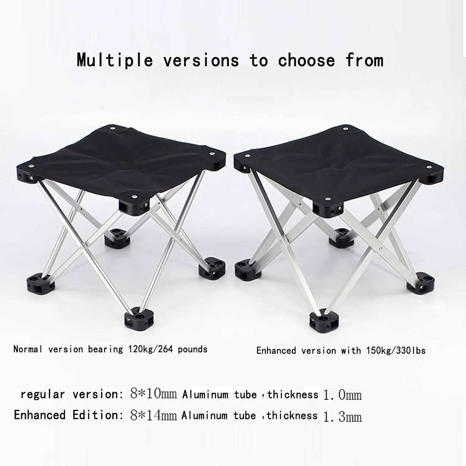 Camping Folding Chairs Outdoor Small Portable Foldable Lightweight Aluminum Stools Portable Sketch Chair for Camping/Fishing/Picnic/Travel/Hiking
