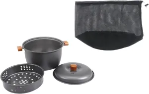 Camping Soup Pot Kitchen Utensils Portable Cookware with Carrying Bag Cooking Gear Outdoor Cooking Pot for Outdoor Sports