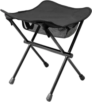 Camping Stool 13.3inches Portable Folding Stool for Outdoor Walking Hiking Fishing 661 LBS Capacity with Carry Bag