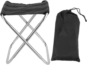 Camping Stool, Camping Chair, Portable Aluminum Alloy Folding Chair Stool for Outdoor, Travel, Hiking, BBQ, Fishing, Beach