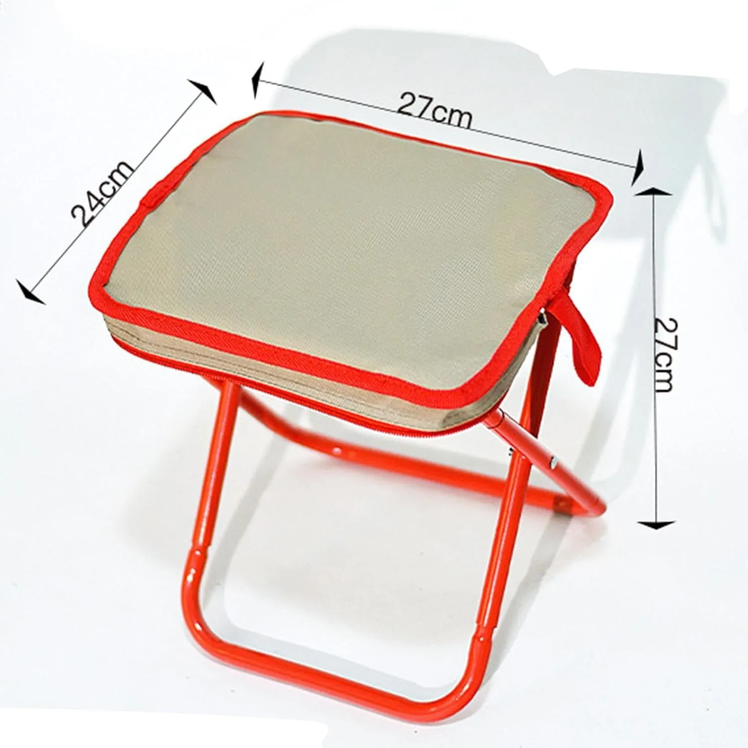 Camping Stool, Folding Chair, Lightweight Compact Folding Stool, Outdoor Footstool for Hiking Patio Travel Picnic Gardening
