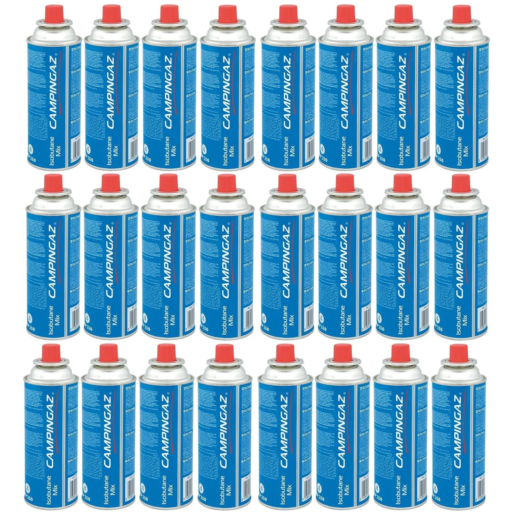 Campingaz CP250 Isobutane Gas Cartridge 24 Pack