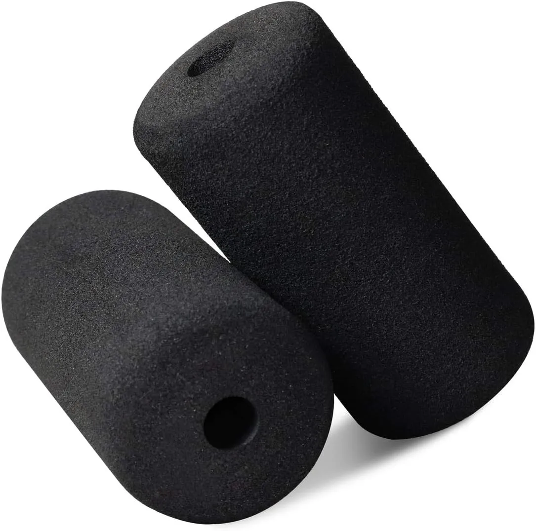CAP Barbell PU/Foam Roller, Roller with PU/Foam Foot Pads for Leg Extension, Weight Bench & PEC Deck Pads Replacement, Multiple, Sold by Pair