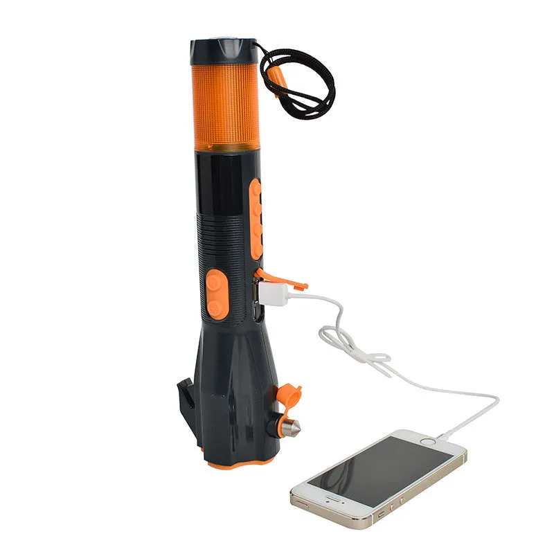 Car Safety Hammer Flashlight - Tactical Emergency Rescue 5 in 1 Tool