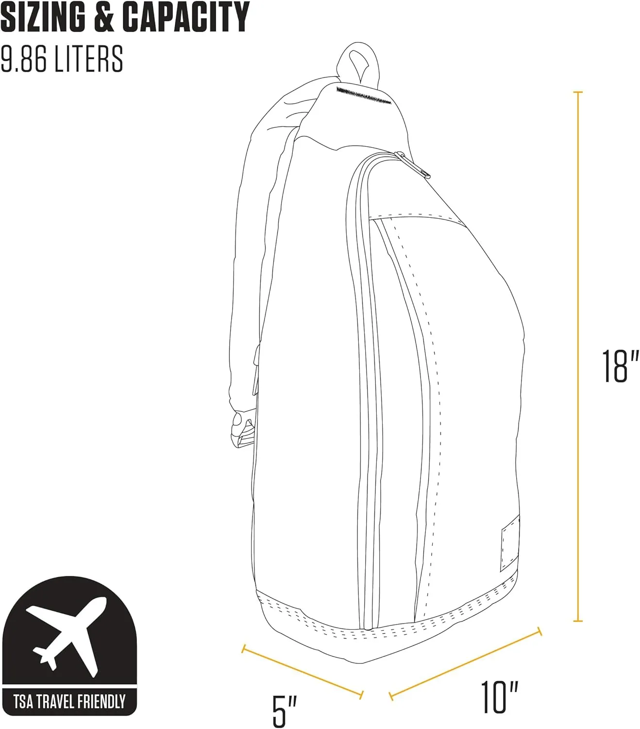 Carhartt Durable Sling Bag, Crossbody Backpack with Side Release Buckle, Tablet Sleeve and Adjustable Strap, Seabrook