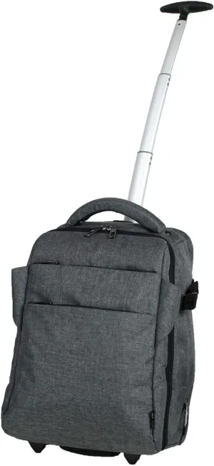 Carry On Rolling Backpack with Wheels (Dark Gray)[81-76022-13]