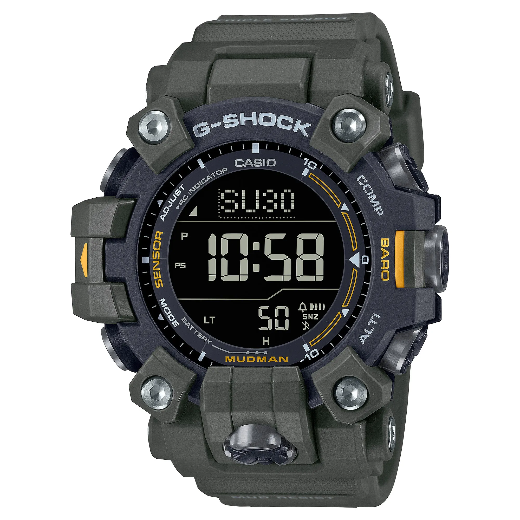 Casio G-Shock Master of G - Land Mudman Triple Sensor Tough Solar Bio-Based Watch GW9500-3D GW-9500-3D GW-9500-3