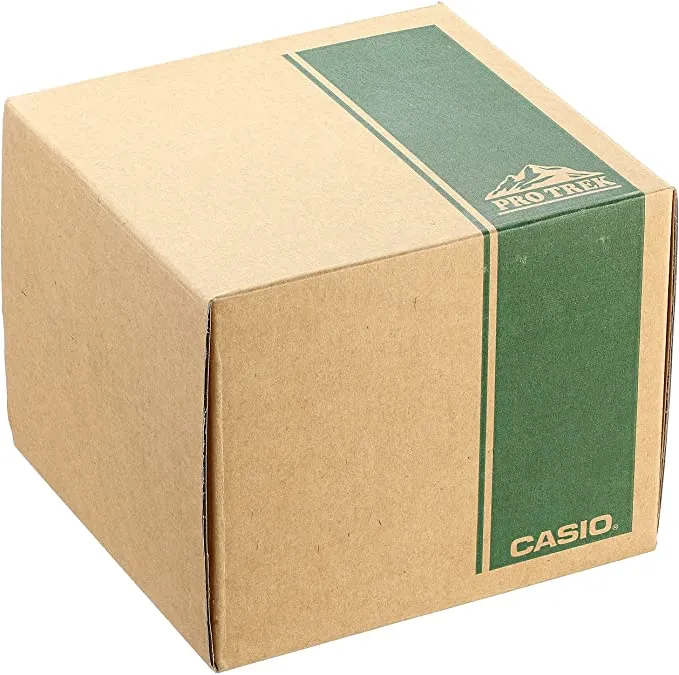 Casio Men's PRO TREK Stainless Steel Quartz Watch with Cloth Strap, Green, 30.5 (Model: PRG-600YB-3CR)