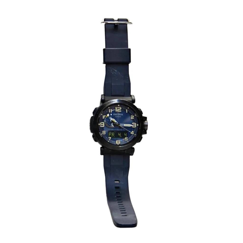 Casio Men's Pro Trek Triple Sensor PRW-6600Y-2CR Blue Watch