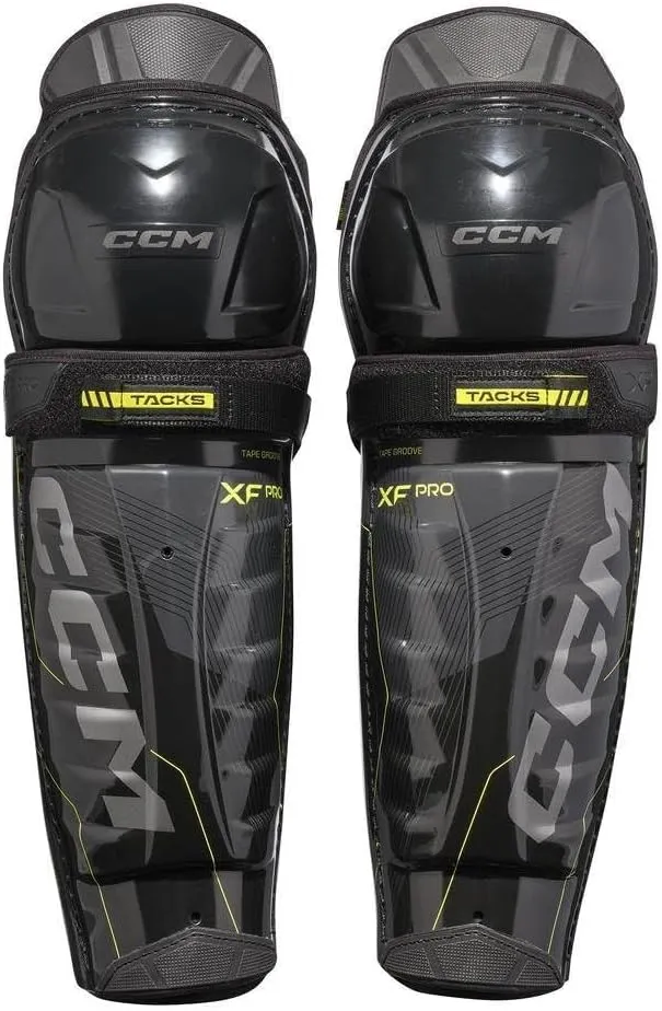 CCM Tacks XF Pro Junior Hockey Shin Pads (12")
