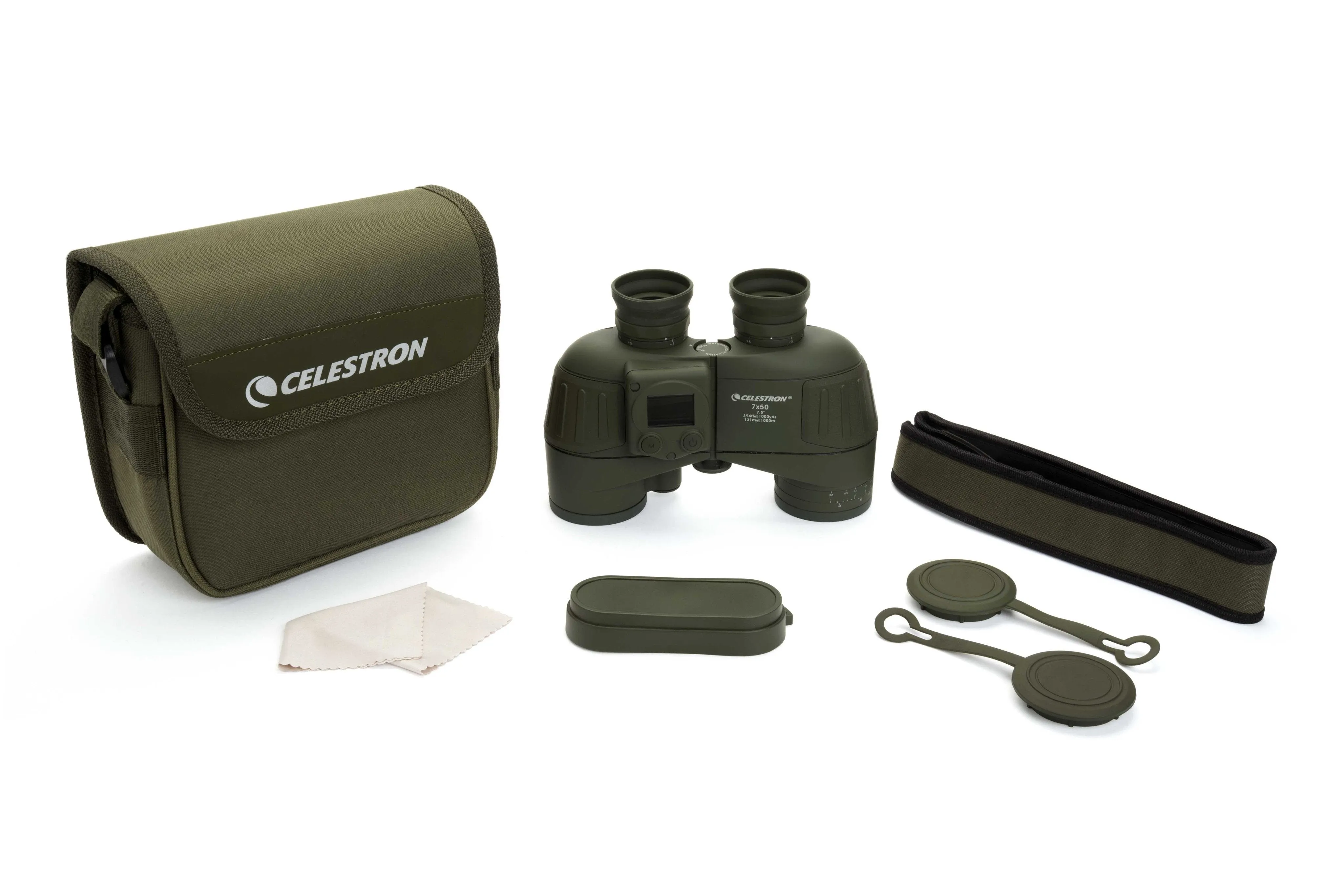 Celestron Cavalry 7x50 Binoculars with GPS, Digital Compass & Reticle