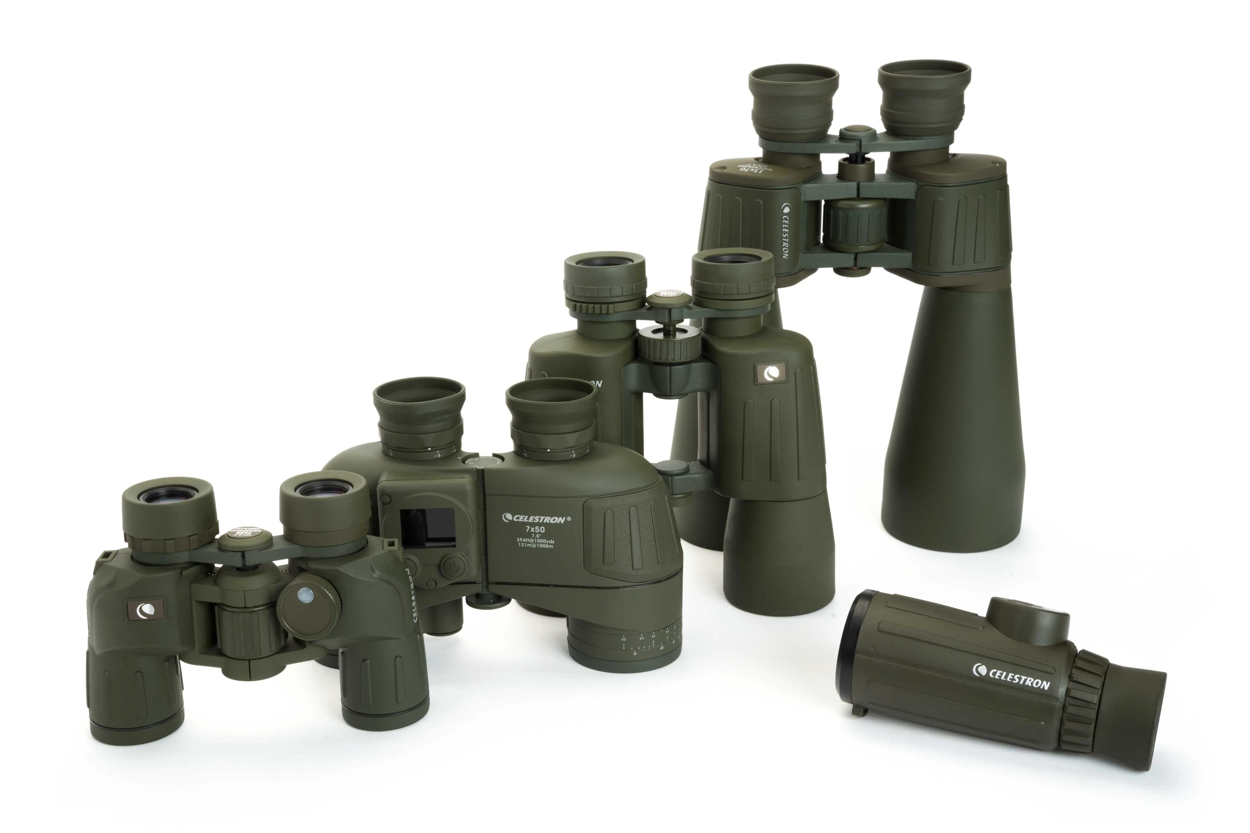 Celestron Cavalry 7x50 Binoculars with GPS, Digital Compass & Reticle