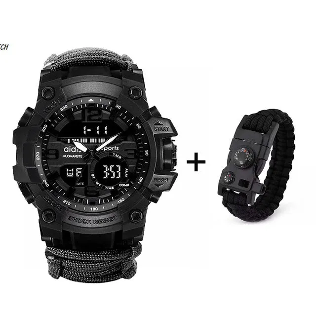 Certified Watch 30M With Compass Easter discount Waterproof Military