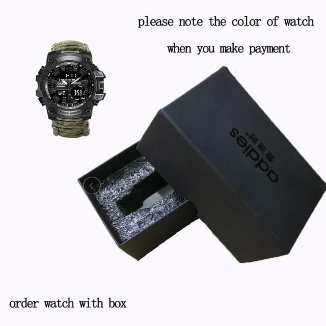Certified Watch 30M With Compass Easter discount Waterproof Military