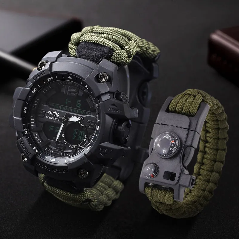 Certified Watch 30M With Compass Easter discount Waterproof Military