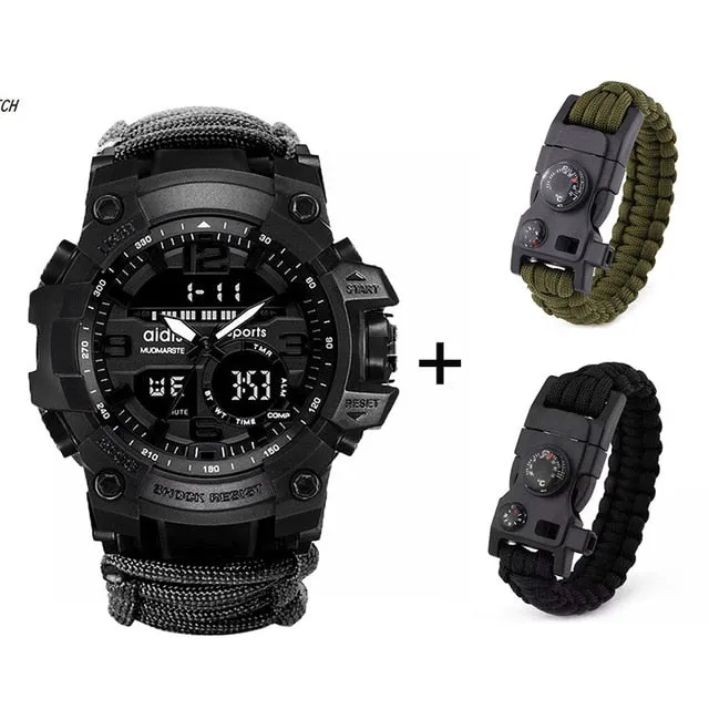 Certified Watch 30M With Compass Easter discount Waterproof Military
