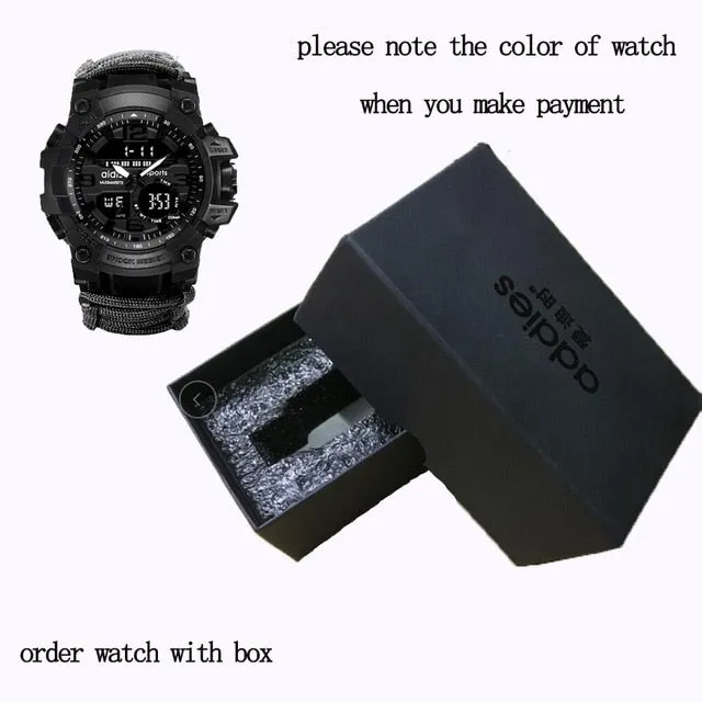 Certified Watch 30M With Compass Easter discount Waterproof Military