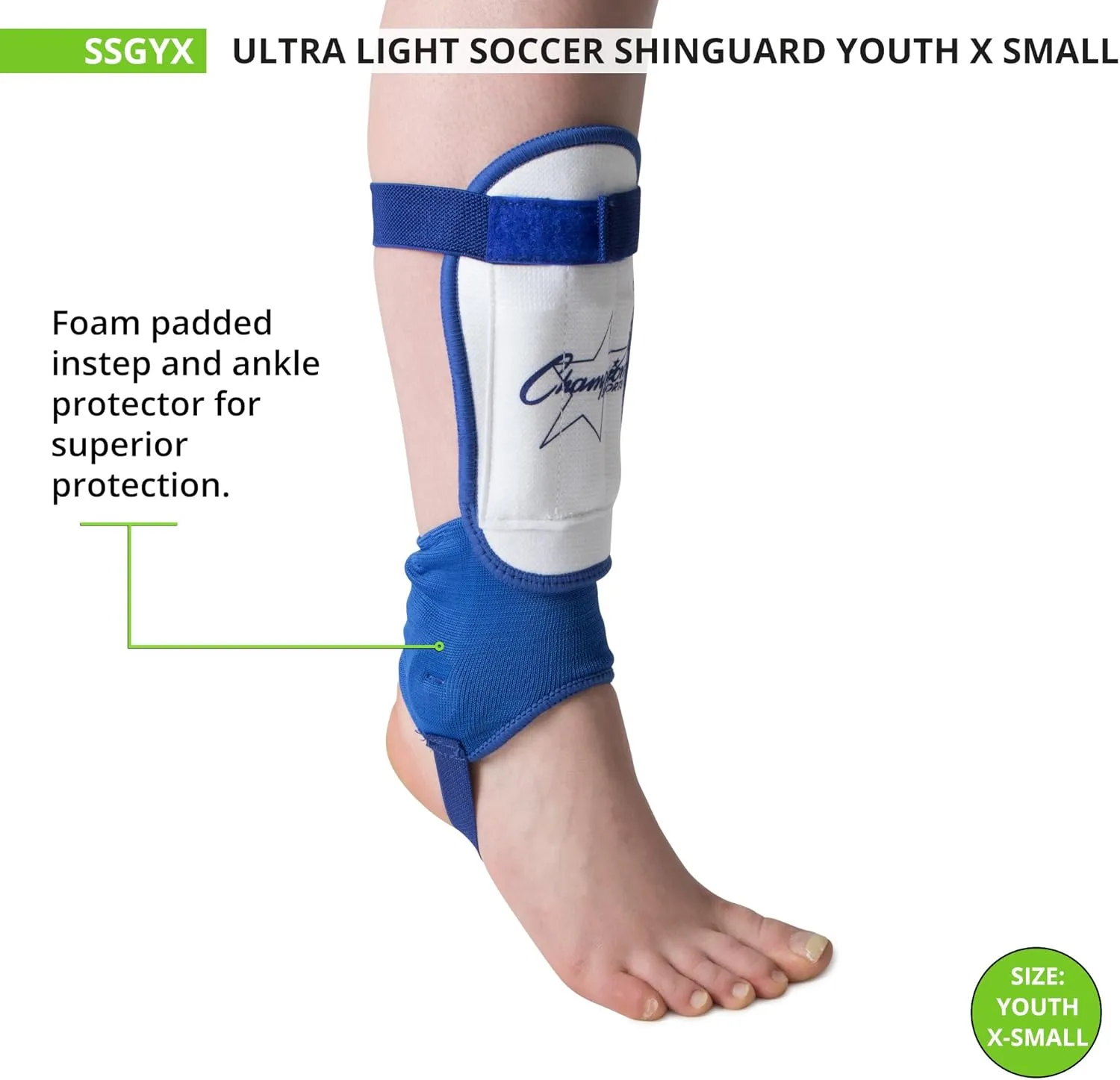 Champion Sports Ultra Light Shin Guards