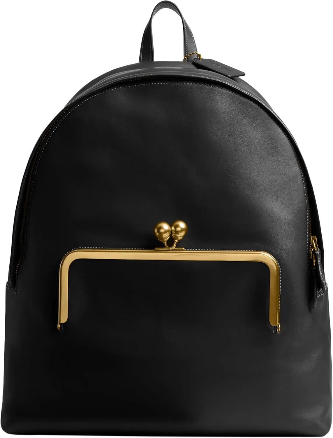 Coach Women's KISSLOCK Frame Backpack, B4/Black, One Size