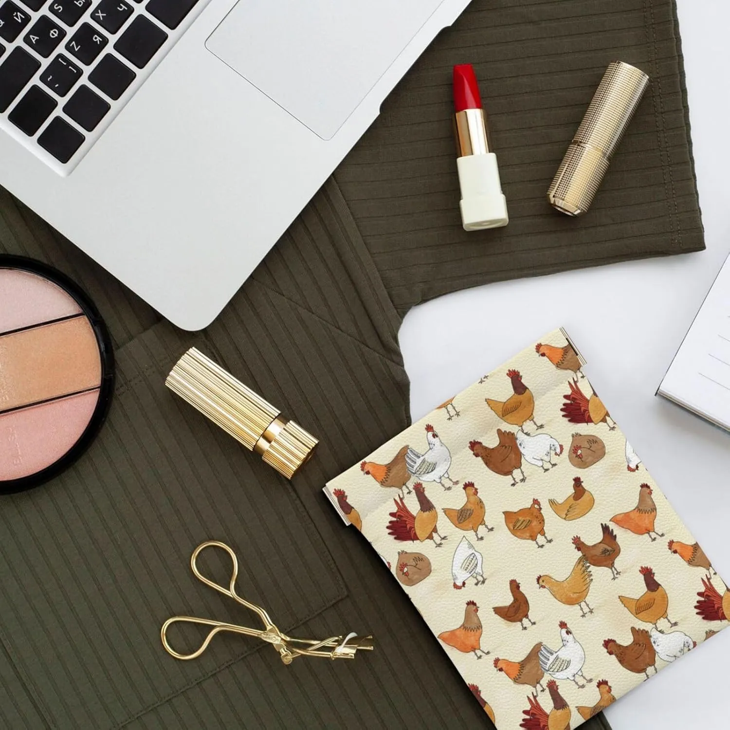 Coin Purse A Brood Of Chickens Leather Squeeze Coin Purse Mini Pouch Change Wallet Bag Gifts for Women Kids Girls Key Holder