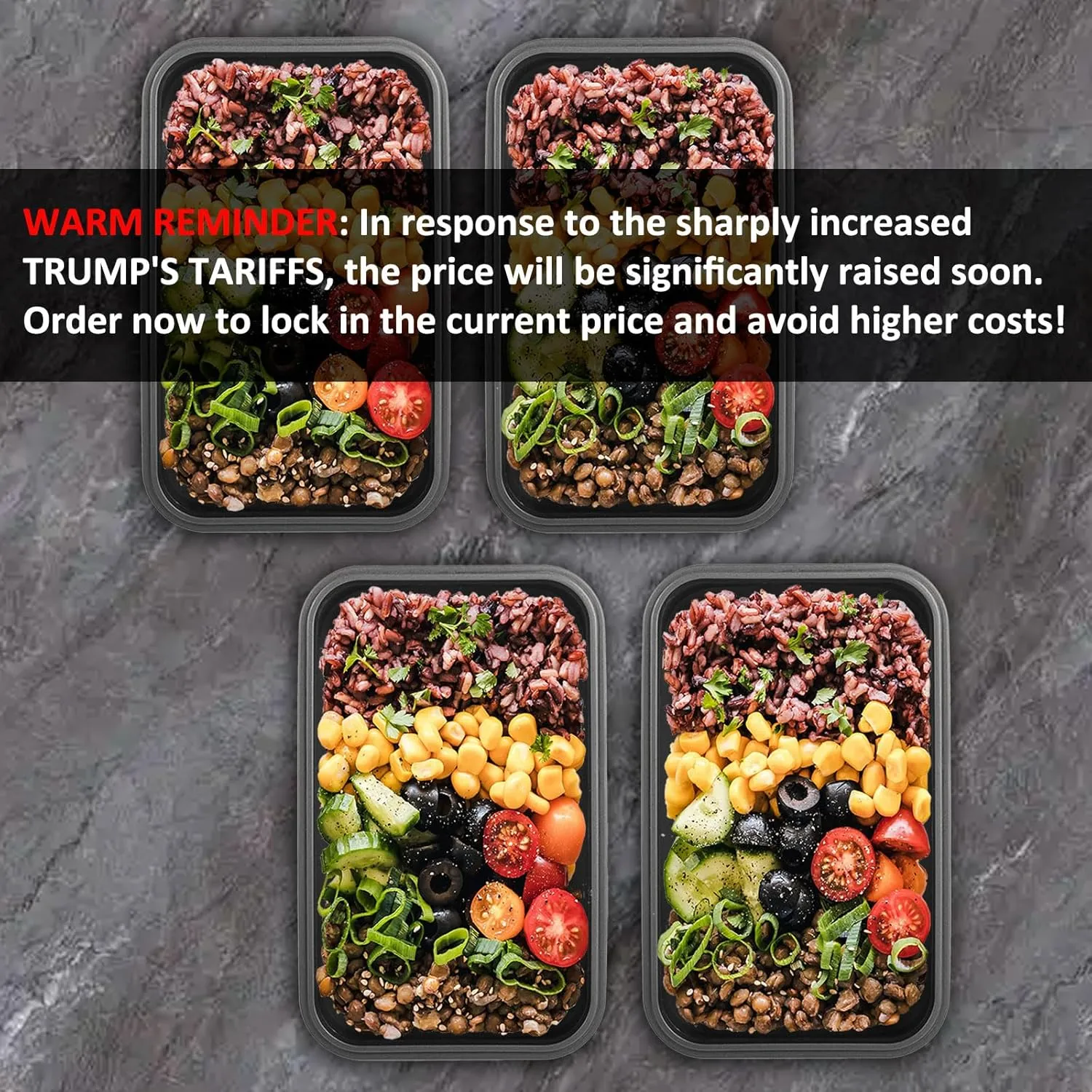 Collapsible Food Storage Containers with Lids, 4 Pack, 40 oz Silicone 1-Compartment Meal Prep Containers Reusable, Lunch Bento Boxes for Adults, Microwave Freezer Dishwasher Safe, BPA-Free, Black