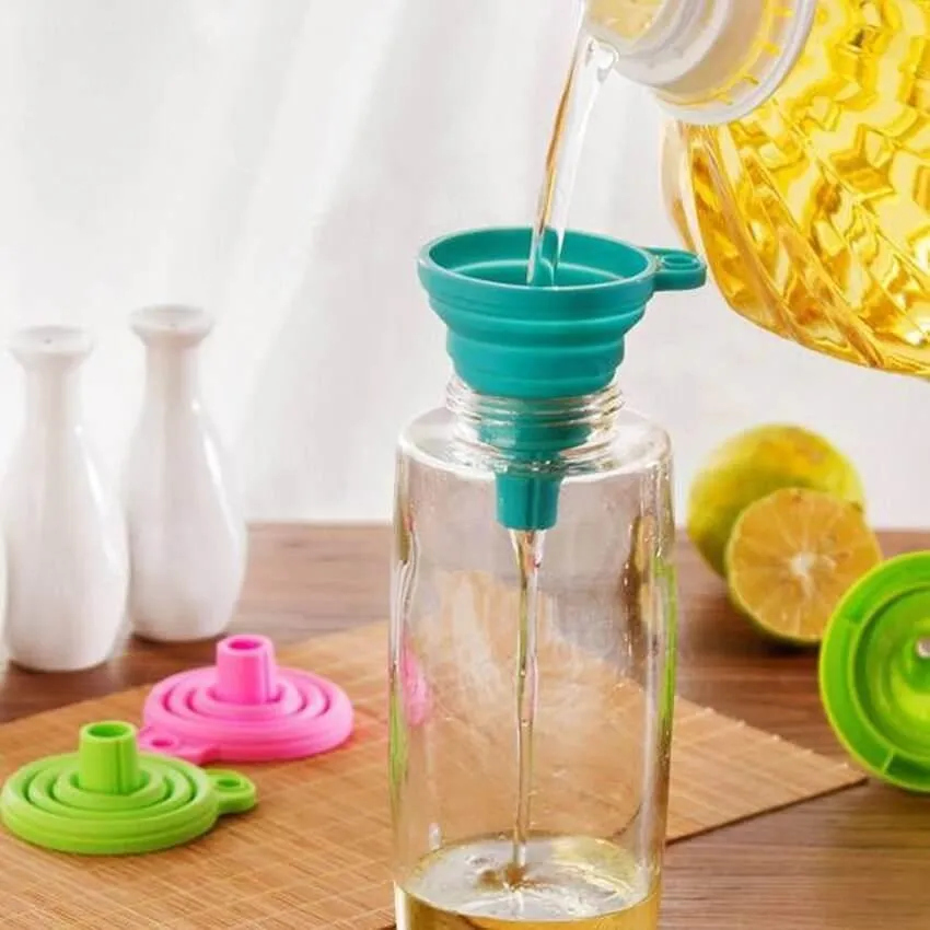 Collapsible Funnel Hopper - Practical Foldable Kitchen Tool