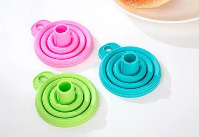 Collapsible Funnel Hopper - Practical Foldable Kitchen Tool