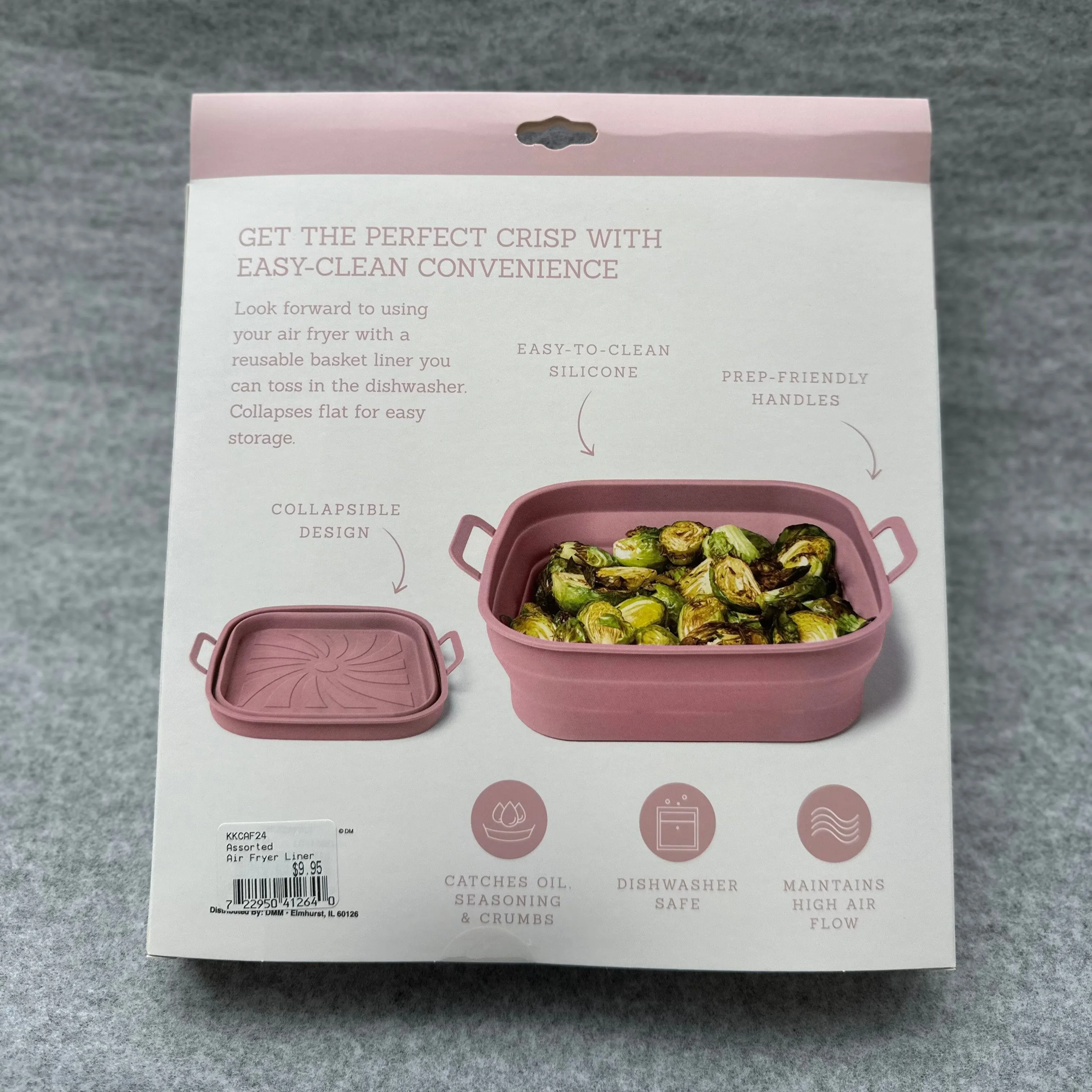 Collapsible Silicone Air Fryer Liner