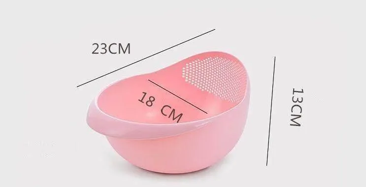 Collapsible Silicone Rice Bowl Strainer - Kitchen Drain Basket
