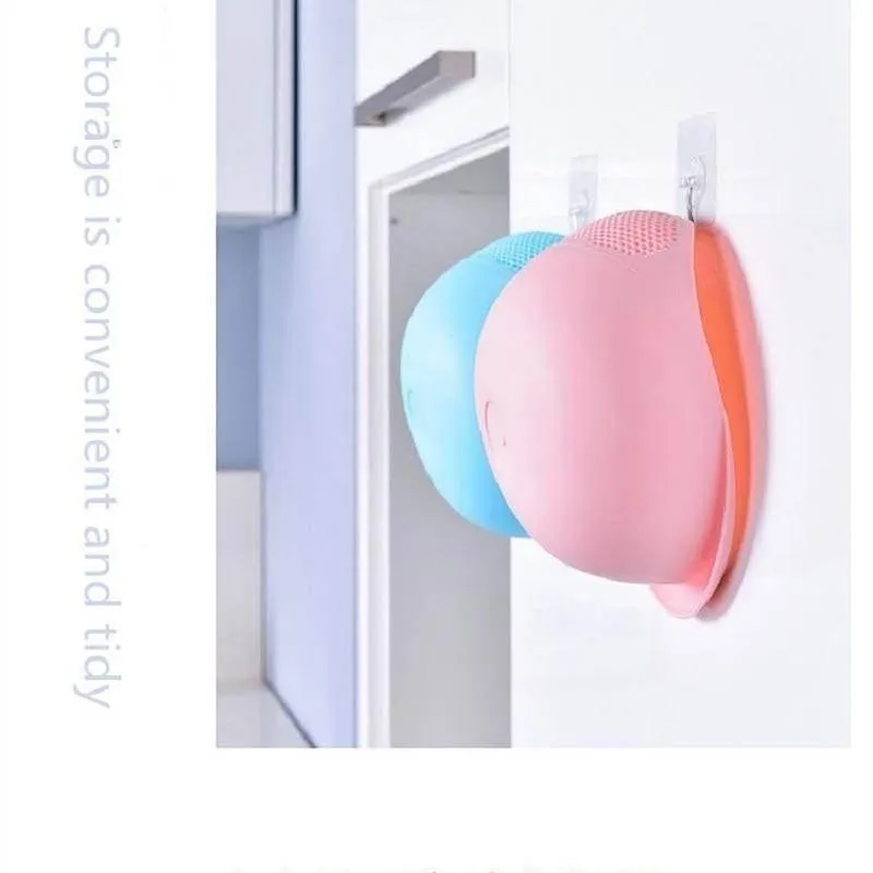 Collapsible Silicone Rice Bowl Strainer - Kitchen Drain Basket