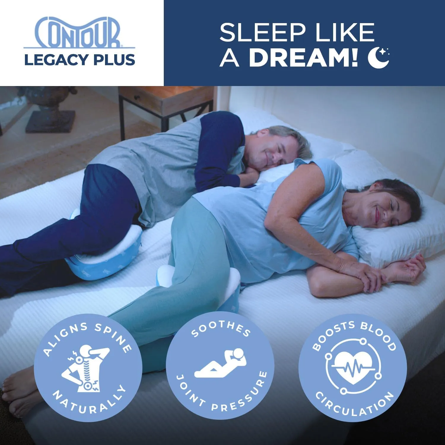 Contour Legacy Plus Leg & Knee Pillow
