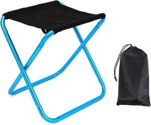 Convenience Folding Stool Little Fishing Chair Light Weights Portable Camping Stool for Hikings and Backpacking