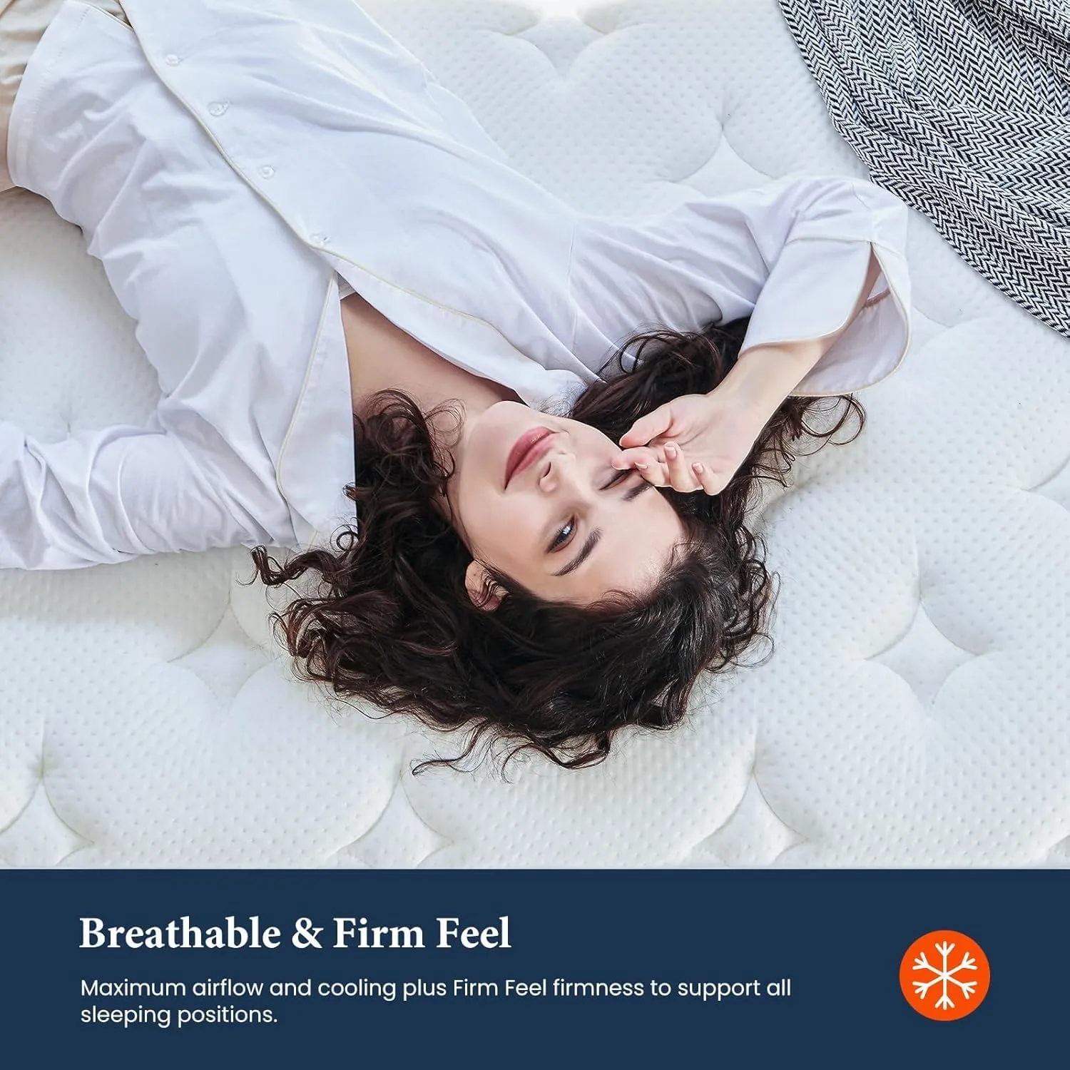 Coolvie Twin XL Mattress 12 Inch, Supportivie Firm Hybrid Mattress in a Box with CertiPUR-US Certified Foam, Pocket Springs for Motion Isolation & Pressure Relief- Comfort Night Sleep-100-Night Trial